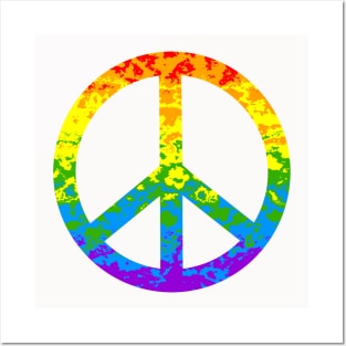 Peace Sign Pride Posters and Art